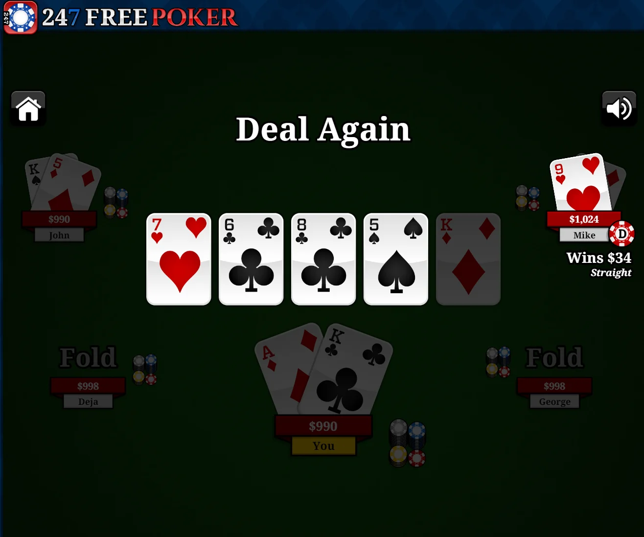 Best poker hands